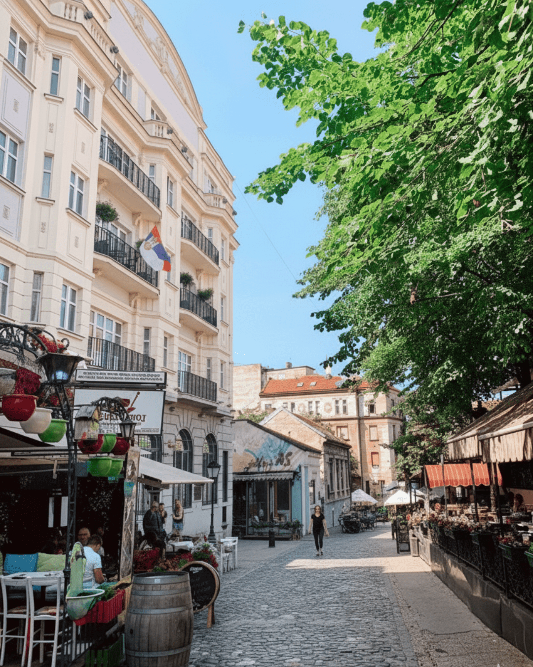 Belgrad Städtetrip Skadarlija