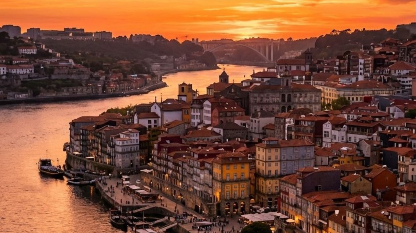 Porto Städtetrip bei Sonnenuntergang